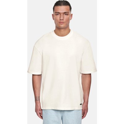 Dropsize Heavy Oversize Metal Patch Basic T-Shirt