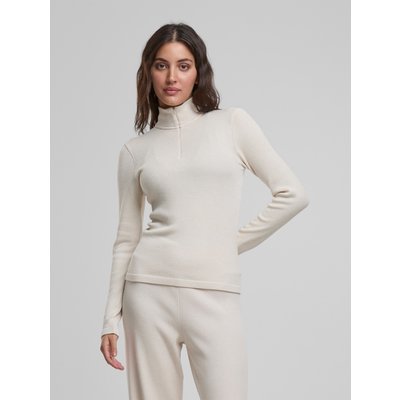 aim'n Ribbed Wool Half Zip Pullover