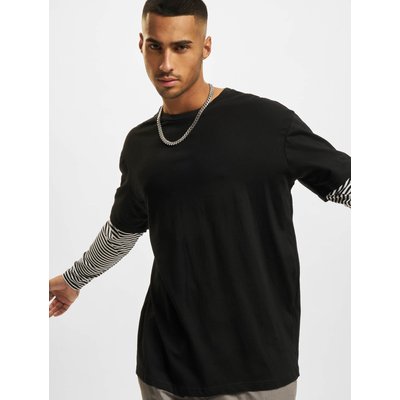 Urban Classics Oversized Double Layer Striped LS Tee
