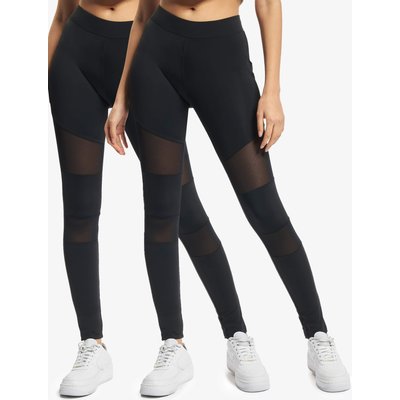 Urban Classics Ladies Tech Mesh Leggings 2-Pack