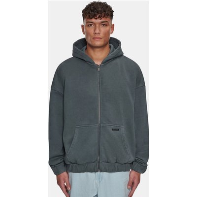 Bazix Republiq Super Heavy Blank Zip Hoodie