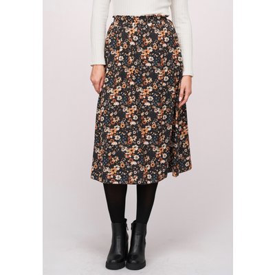 Cloud5ive Midi Rock with side slit and flower print