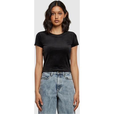 Urban Classics Ladies Short Velvet Tee