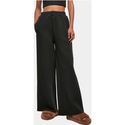 Urban Classics Ladies Quilte Wide Leg Sweat Pants