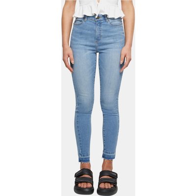 Urban Classics Ladies Skinny High Waist Open Hem Jeans