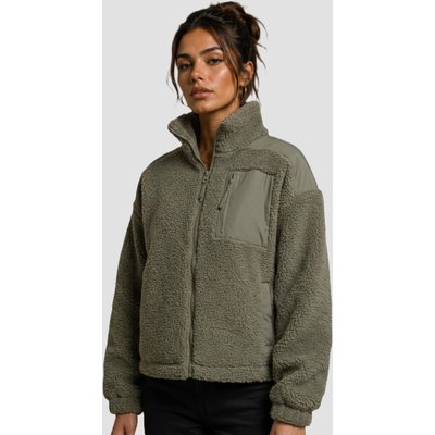 Urban Classics Ladies Sherpa Mix Jacket