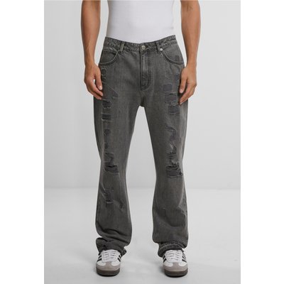 2Y Studios Firio Destroyed Straight Jeans