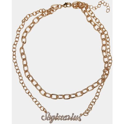 Urban Classics Diamond Zodiac Golden Necklace