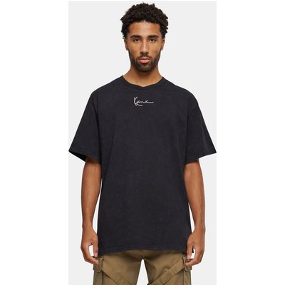 KM241-021-1 Karl Kani Small Signature Distressed Heavy Jersey Tee