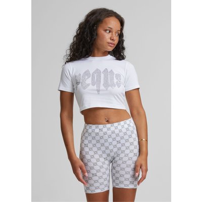 PEQUS Rhinestone Mythic Logo Top