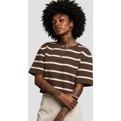 Estelou Stripe Cropped Shirt