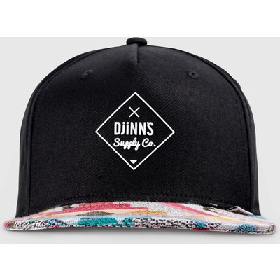 Djinns 5 Panel Snapback Cap Rubber Aztek