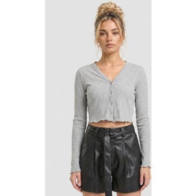 Noisy May NMDRAKEY L/S CROPPED CARDIGAN FWD NOOS