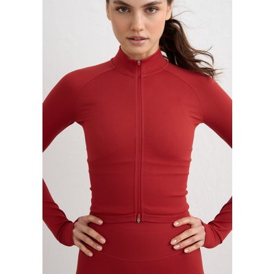 aimn Shape Seamless Zip Jacket