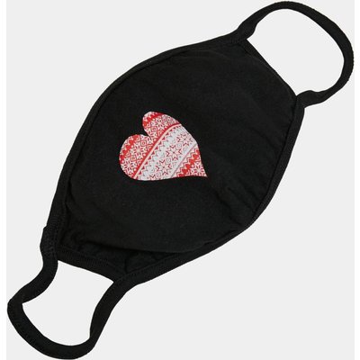 Urban Classics Christmas Heart Face Mask