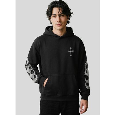 Mister Tee Vintage Cross Loose Fit Hoody