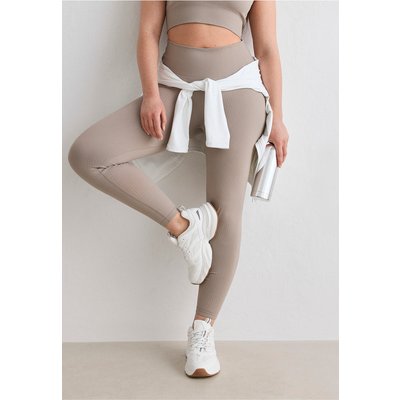 aimn Ribbed Seamless Tights
