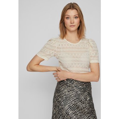 VILA VICHIKKA PUFF O-NECK S/S TOP - NOOS