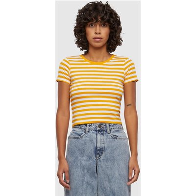 Urban Classics Ladies Short Striped Tee