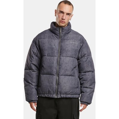 Karl Kani Retro Crackle Print Puffer Jacket