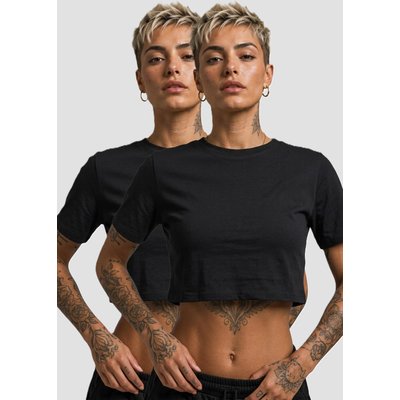 Urban Classics Ladies Cropped Tee 2-Pack