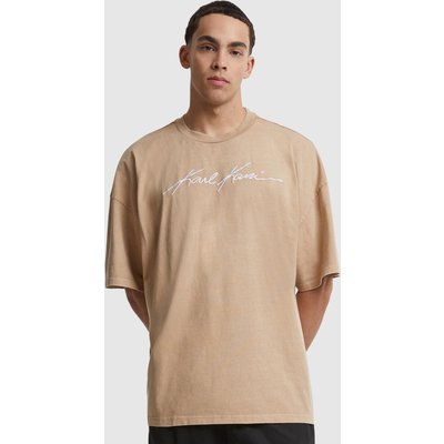 Karl Kani KM242-048-5 KK Autograph Washed Boxy Tee