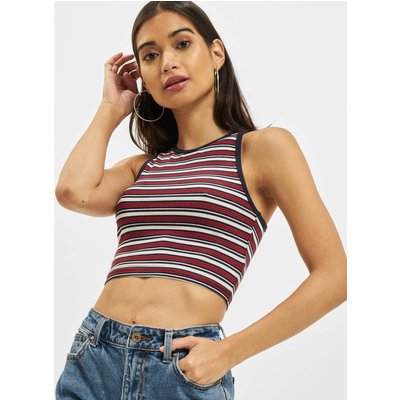 Urban Classics Ladies Rib Stripe Cropped Top