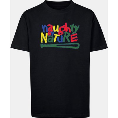 Merchcode Kids Naughty By Nature - Logo Color Basic T-Shirt