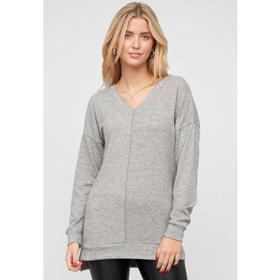 Cloud5ive Oversized Sweater V-Neck Pullover