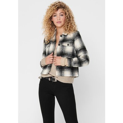 Only Onllou Short Check Jacket