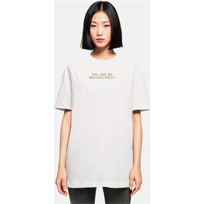 Merchcode Ladies Missing Piece Oversized Boyfriend Tee