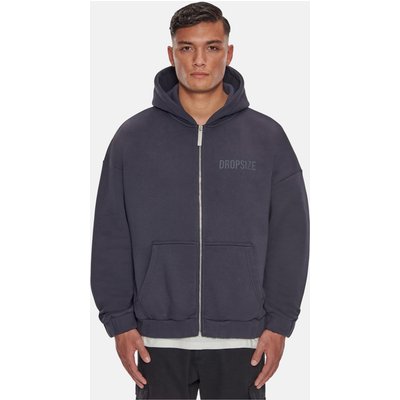 Dropsize SUPER HEAVY OVERSIZED HD PRINT ZIP-HOODIE