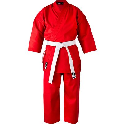 Image of Blitz Student Karate Gi - Red - 00000/90cm