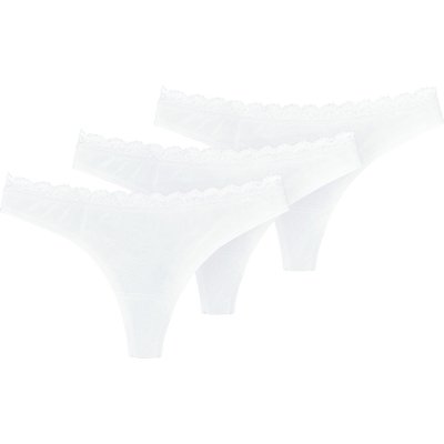 3 Damen Strings mit Spitze