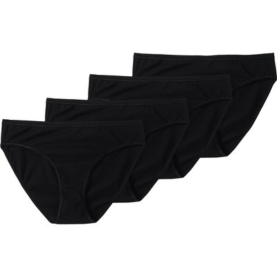 4 Damen Slips mit Baumwolle
