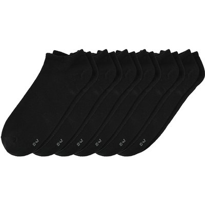 6 Paar Herren Sneaker-Socken unifarben