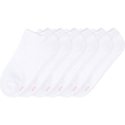 6 Paar Damen Sneaker-Socken unifarben