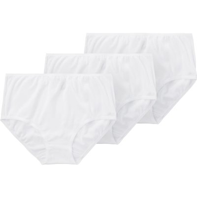 3 Damen Slips mit Mäusezähnchen-Spitze