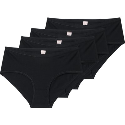 4 Damen Pantys unifarben