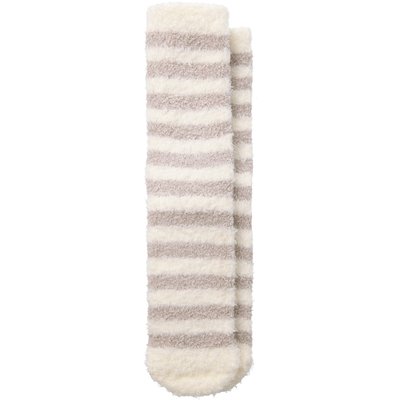 1 Paar Damen Kuschelsocken mit Streifen
