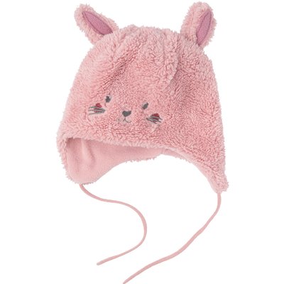 Baby Mütze mit Plüsch