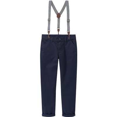 Jungen Chinohose mit Hosenträgern