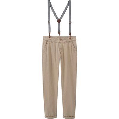 Jungen Chinohose mit Hosenträgern