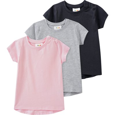 3 Baby T-Shirts im Basic-Look