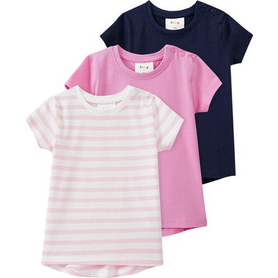 3 Baby T-Shirts im Basic-Look