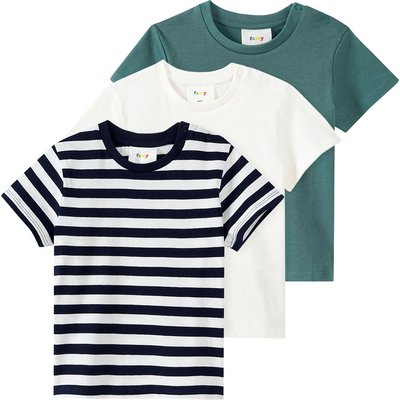 3 Baby T-Shirts im Basic-Look