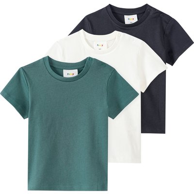 3 Baby T-Shirts im Basic-Look