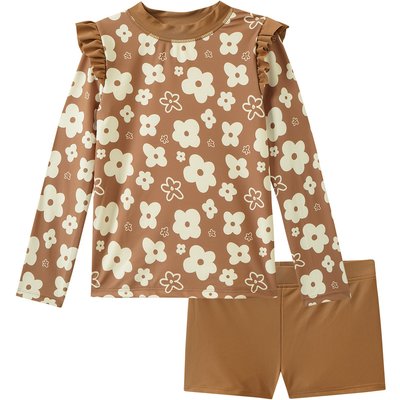 Mädchen UV-Set mit Badeshirt und Hose UPF40