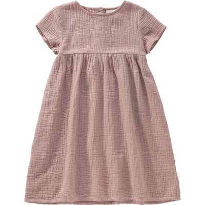 Mädchen Musselin-Kleid mit Teilungsnaht