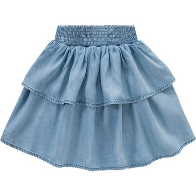 Mädchen Rock in Denim-Optik